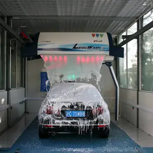 海外市场持续热销,俄罗斯加里宁格勒Robot Car Wash再订三台镭豹360炫彩型洗车机