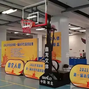 可移动升降青少年篮球架 户外体育场馆比赛训练篮球架