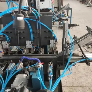 卸扣自动钻孔攻丝一体机 济南优博世特UBOST全自动钻孔机倒角机攻丝机索具销轴开口销花兰螺栓
