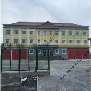 警铃联动 一键启动电动车库门 顶石门业车库门