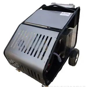 进口500公斤HL2250高压清洗机钢管焊缝清渣效果不错