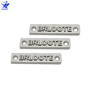 厂家金属标牌 锌合金箱包五金标牌 电镀商标LOGO定制