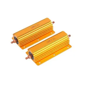 黄金铝壳电阻 刹车电阻 大功率电阻 100W 0.1欧铝壳电阻