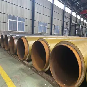 河南发泡聚氨酯保温钢管 预制埋地防腐管 高温蒸汽管道 天元牌