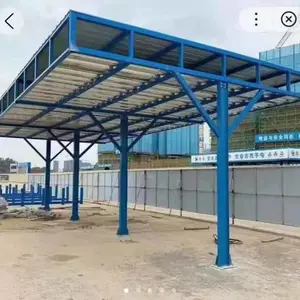 山东工地钢筋防护棚厂家 套丝机防护棚 山东单立柱钢筋防护棚厂家
