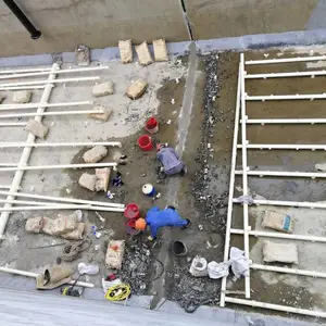 临沂市钢铁厂污水池墙壁漏水堵漏施工设备