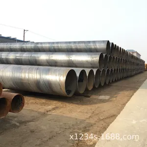 生产销售Q235螺旋钢管 薄壁厚壁供水排污建筑打桩用防腐螺旋管