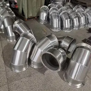 不锈钢焊接风管 白铁皮通风管道 镀锌T型Y形茶壶口三通 异形配件