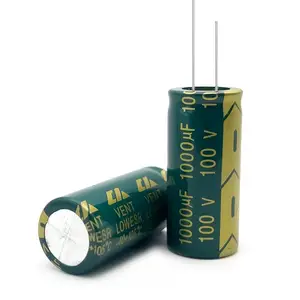东莞创慧电子CD288H 1000UF100V 18*36/40MM 高频低阻铝电解电容器厂家