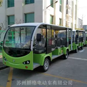 供应朗格T系列 海豚电动观光车封闭电动观光车