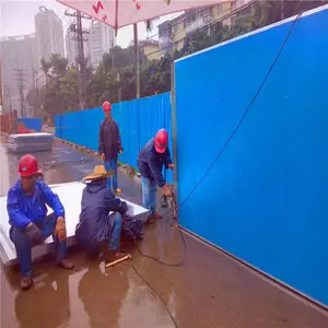 工地安全施工围挡 道路施工彩钢围挡 PVC安全围挡