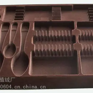 供应吸塑植绒加工东莞植绒厂植绒加工吸塑 吸塑植绒 包装盒植绒