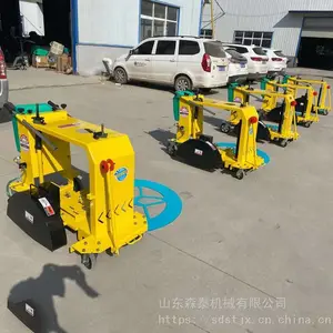 混凝土路面圆形切割机 手推式圆形切割机 森泰井盖切圆机
