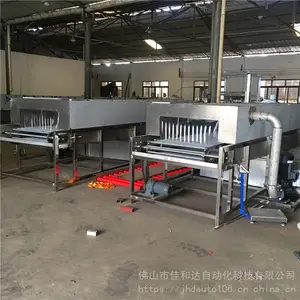 厨房接水盘拉伸后除油污清洗机,佳和达自动高压喷淋洗涤流水线