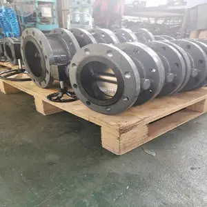 DN125 法兰蝶阀D341X-16C 铸钢体 316板 乙丙胶套 软密封蝶阀