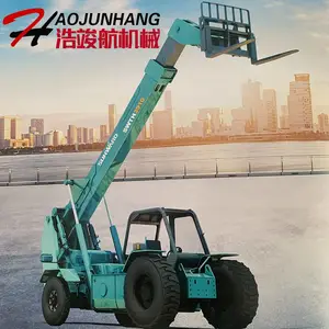 济南伸缩臂叉装车出租-浩竣航送货及时