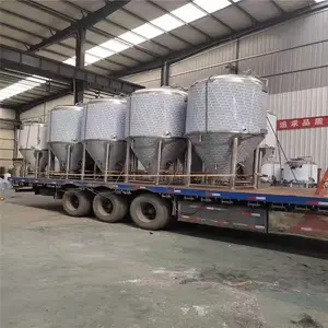 哈尔滨小型精酿啤酒设备供应商500升啤酒发酵罐不锈钢啤酒设备