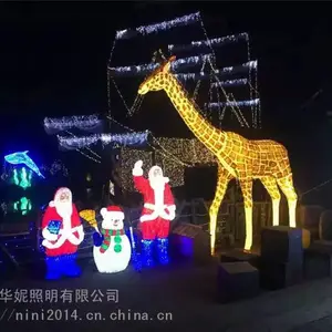 LED彩灯造型-亮化工程造型灯-卡通动物造型灯