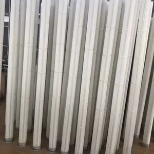 金腾供应钢厂165*2米高替代布袋专用无纺布覆膜聚酯纤维除尘滤芯