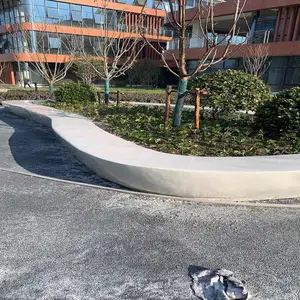 真石丽泰科石源头材料及技术提供 延安景区现浇坐凳泰克石新型装饰