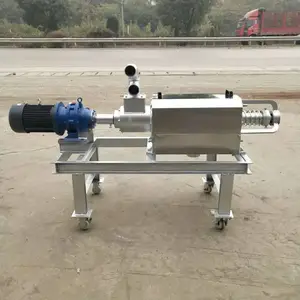 200型螺旋挤压脱水机 养殖场渣液干湿分离机 猪粪牛粪甩干机