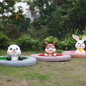 卡通动物井盖