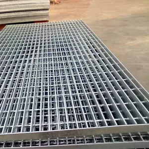直销插接式钢格栅防滑楼梯格栅不锈钢重型耐压钢梯踏步板加工定制