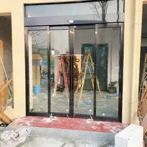 石歧安装感应门 安装玻璃门 石歧安装电动门 本地师傅经验丰富