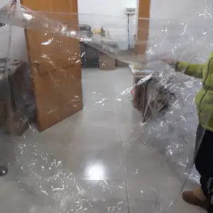 金枝长祥透明PVC防静电阻燃大方口立体包装袋