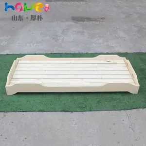 幼儿园床厂家直销 山东厚朴幼儿园儿童午睡单人简约现代实木床