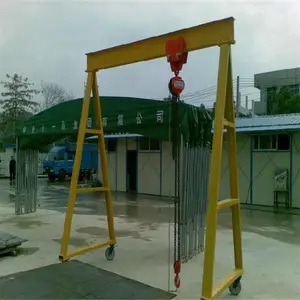 小型龙门架,小型起重龙门架1-5吨小型 移动简易龙门架,手拉龙门架