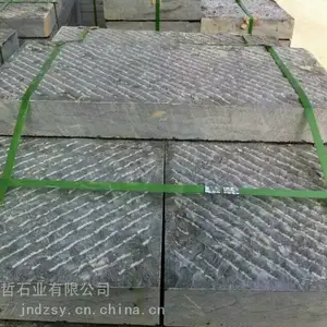 手凿面青石板一平米-菠萝面青石板石材-菠萝面青石板5公分