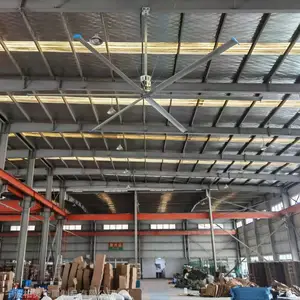 杭州大型工业吊扇厂房用大风扇超大直径7.2米工业大吊扇柏灵厂家