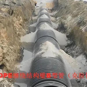 ��Ӧ���ܶȾ���ϩ(HDPE)���ƽṹ�ڹ�B�͹� ������ DN800SN8