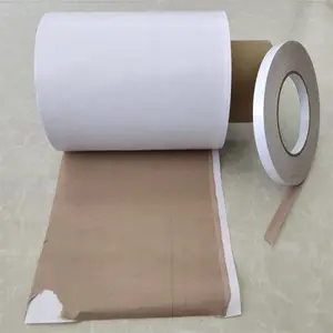 棉纸咖啡色双面胶带 加粘加厚热熔胶/油性双面胶 外墙高粘棉纸胶