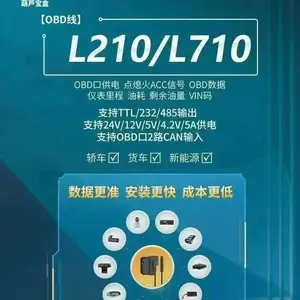 车载OBD数据终端 车辆仪表里程***精准 可读取剩余油量、电量 车速 转速 加速踏板位置 发动机故障码等