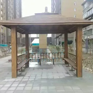 户外凉亭-四角凉亭-六角凉亭-古建凉亭厂家-防腐木凉亭花架