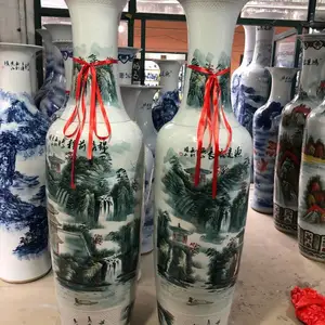 创意陶瓷花瓶摆件 酒店开业电视柜装饰礼品 1.4米1.6米大号花瓶