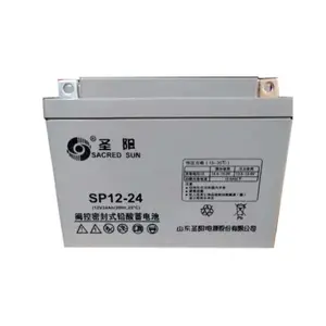 圣阳阀控式密闭免维护蓄电池SP12-24/12V24AH 现货