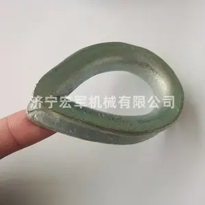 宏军锻打重型套环 电镀锌船用FT套环 不锈钢鸡心环