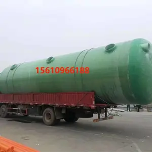玻璃钢化粪池卧式小型生活污水处理设备