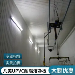化工厂防腐内板 (耐)硝酸防火板 防盐酸吊顶 一级阻燃压型墙板