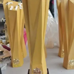焕环祥金属定做鲁班奖小金人奖杯奖镀金材质原工厂批发