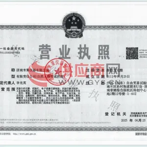 三证合一营业执照副本影印件
