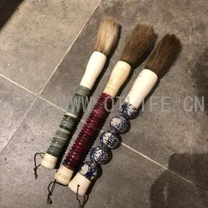 十境OTlife 毛笔架新中式家居客厅书房酒店样板房软装装饰摆件