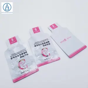 高温蒸煮铝箔袋30ml酵素卷膜异形袋枸杞原浆液体自立包装袋厂家定制食品果汁饮品袋