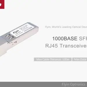 SFP RJ45 10M/100M/1000M 100m 自适应电口兼容光模块