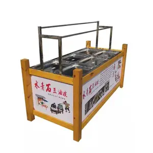 定制多种型号奶皮机 不锈钢电燃气蒸汽加热 小型豆制品设备 现做现卖