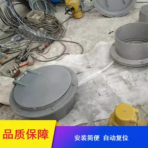 垂直安装型重力防爆门 DN500 铸铁材质焊接而成 保护设备管道
