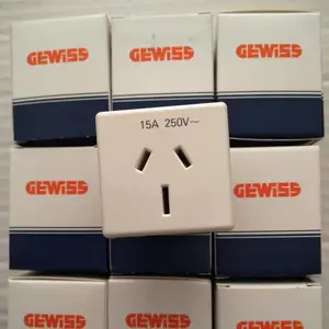 供应意大利Gewiss工业插座GW20356 15A 250V